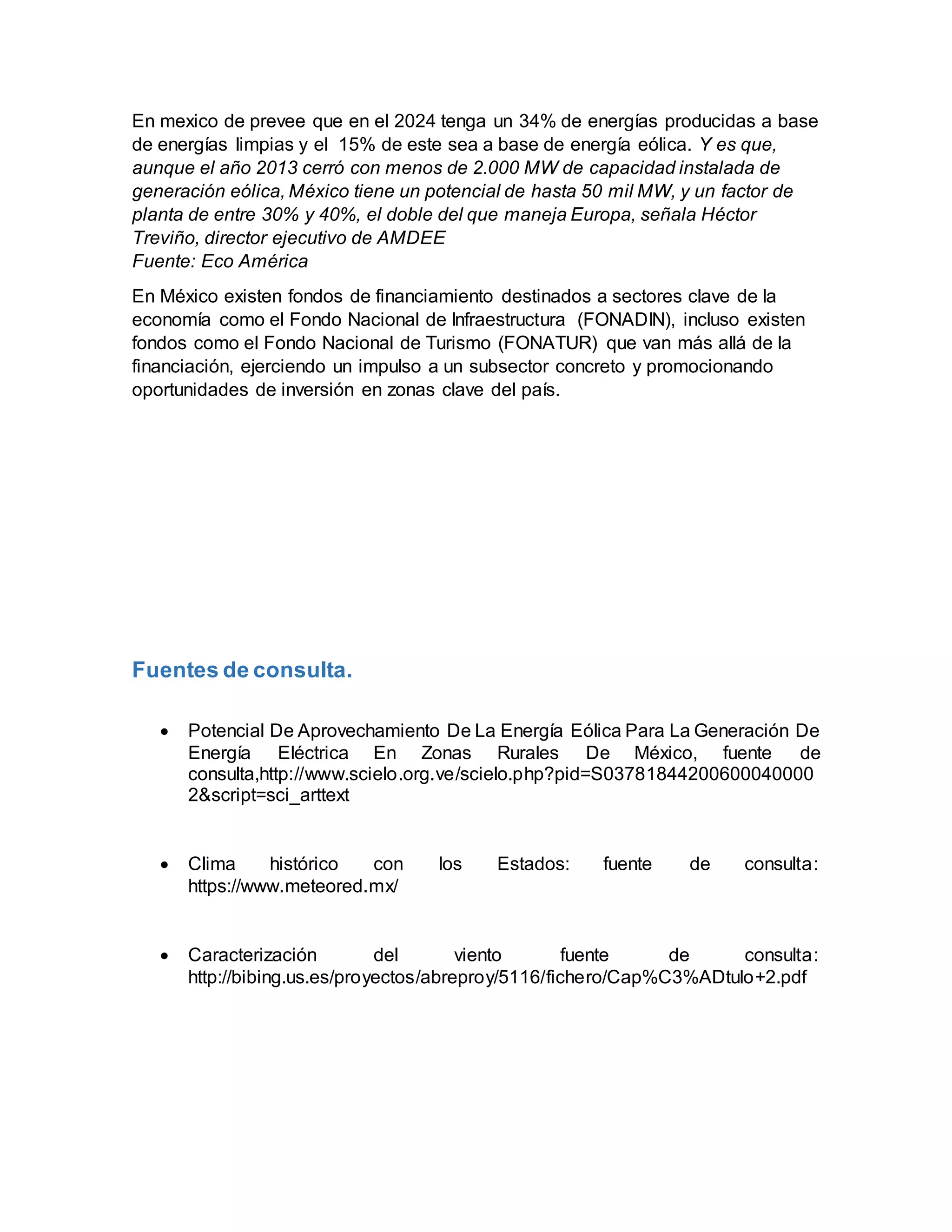 Energía eólica | DOCX