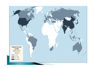 FIGURA 8.2 C
o
n
s
u
m
o
m
u
n
d
i
a
l
d
e
c
a
r
v
ã
o
m
i
n
e
r
a
l
e
m
2
0
0
2
(
m
il
h
õ
e
s
d
e
t
E
P
)
 