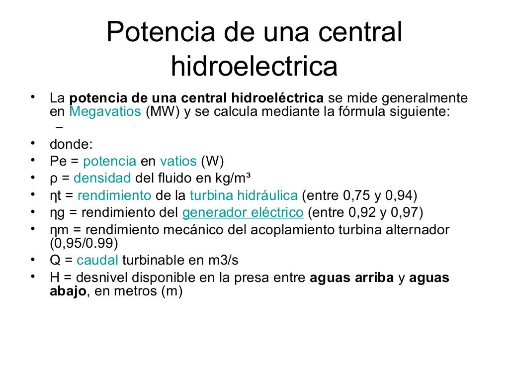 Formula De Potencia Hidraulica - EDUCA