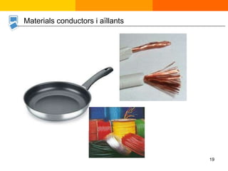 Materials conductors i aïllants 