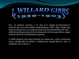 Energia libre de gibbs