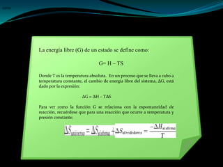 Energia libre de gibbs