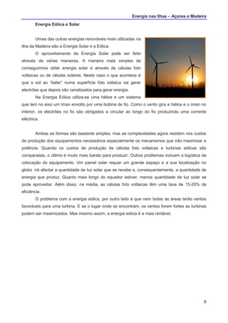 Energia nas ilhas