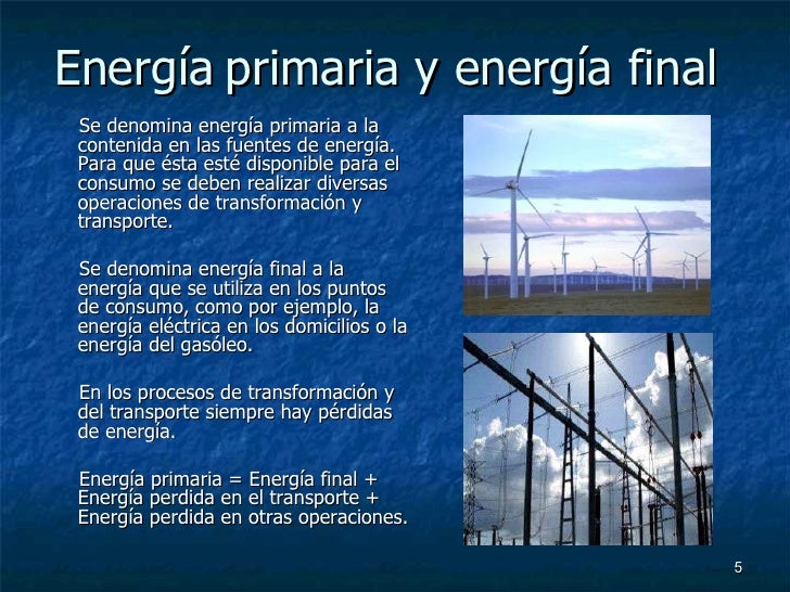 La energía y el problema energético
