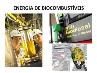 ENERGIA DE BIOCOMBUSTÍVEIS
 