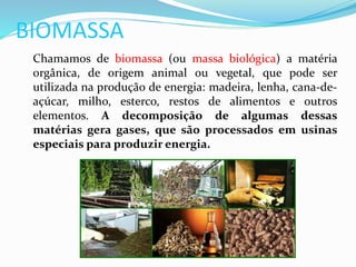 Energia renovável e não renovável | PPTX