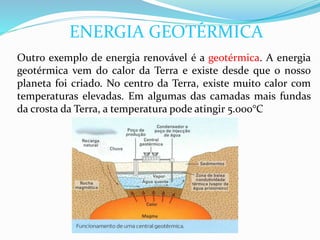 Energia renovável e não renovável | PPTX