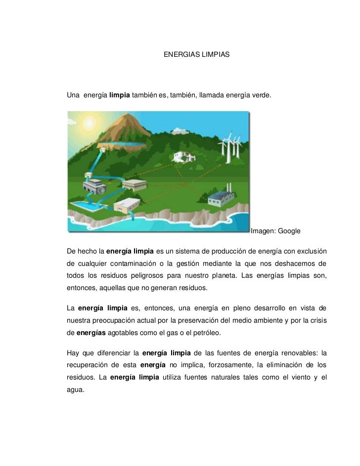 Energias limpias