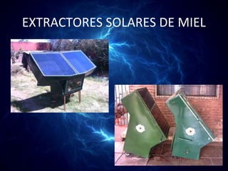 EXTRACTORES SOLARES DE MIEL
 