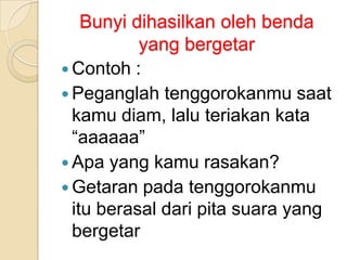 Energi Bunyi