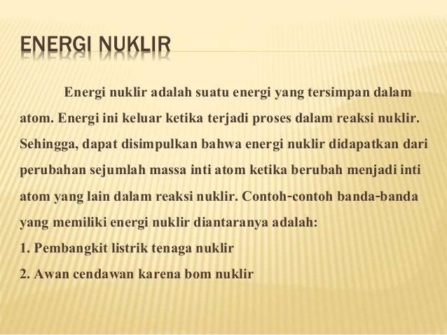 Energi Dan Bahasa Termodinamika