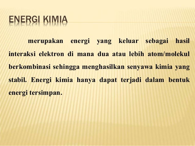 Energi dan bahasa termodinamika