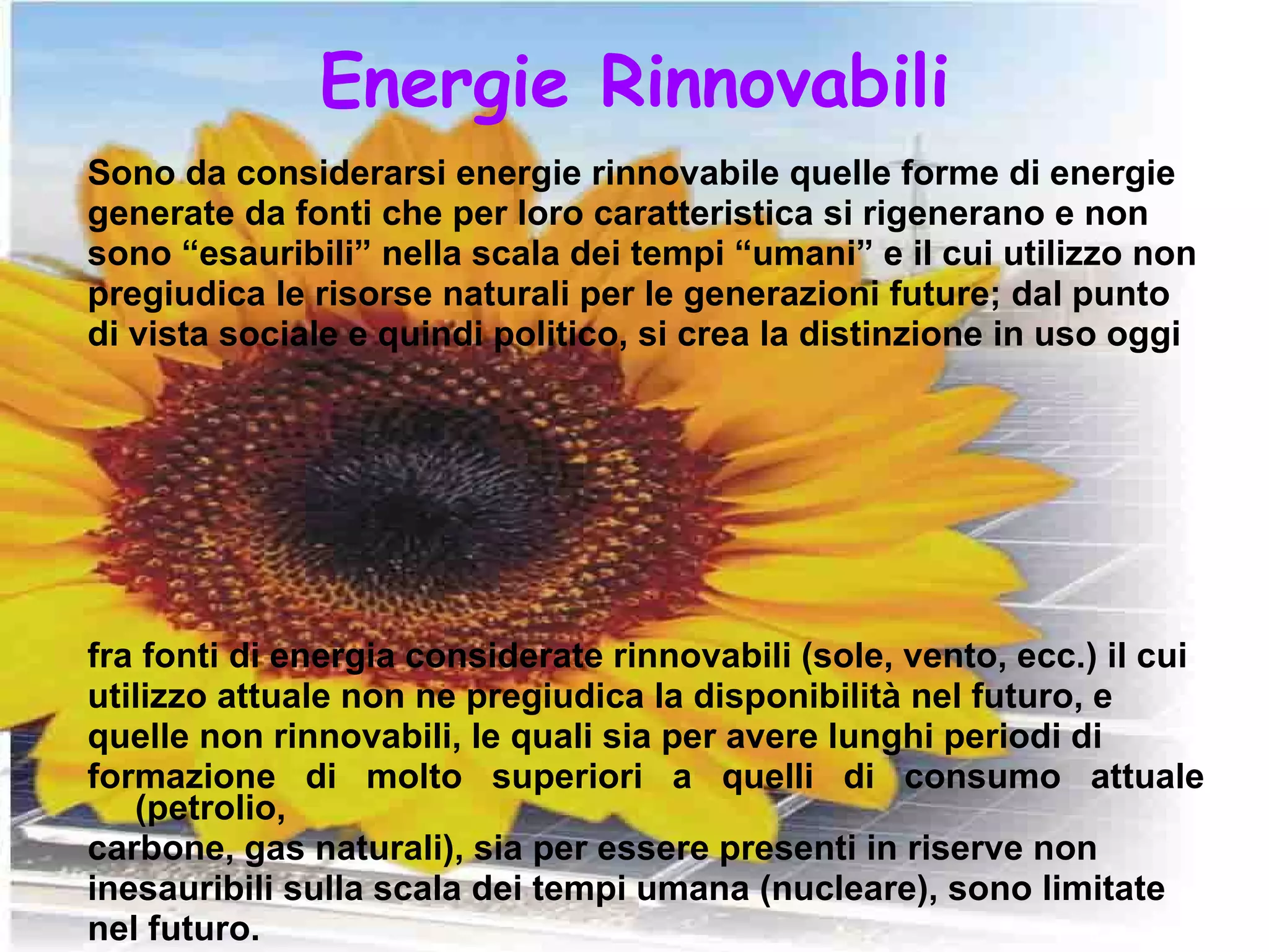 Energie Rinnovabili PPT energie-rinnovabili-ppt
