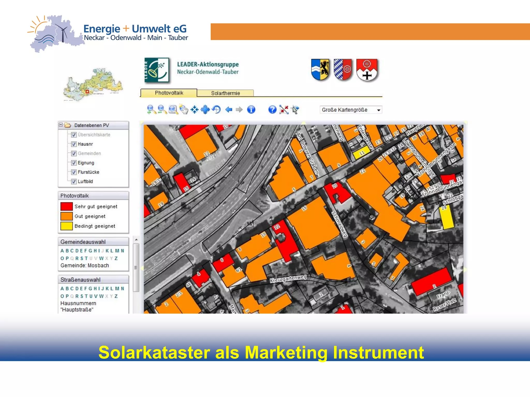 Solarkataster als Marketing Instrument
 
