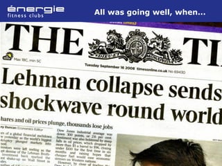All was going well, when...
 