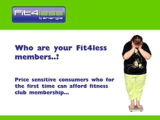 BFA - Presentation on developing a brand extension - Budget Gym Franchise