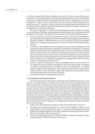 Thermal management hydrogen powered aircraft | PDF