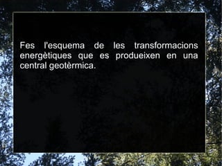 8.- Explica com funciona una central nuclear. A partir del següent esquema. El combustible nuclear: urani, arriba a la central en forma de barres. Es fa la reacció de fissió en el reactor nuclear. L'energia obtinguda s'utilitza per convertir aigua en vapor d'aigua. El vapor d'aigua es fa passar per la turbina. El moviment de la turbina fa moure l'eix del generador I produeix energia elèctrica. 