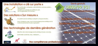 Energies et Solutions photovoltaique