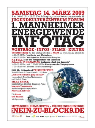 1. Energiewende Infotag Mannheim