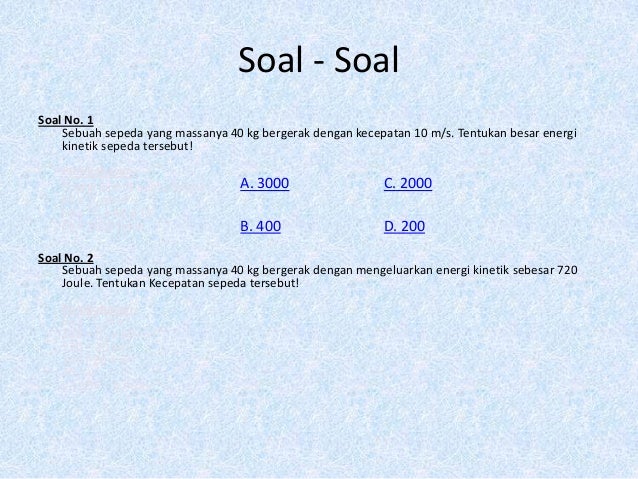 Energi Mekanik Tresno Abadi 13708259033