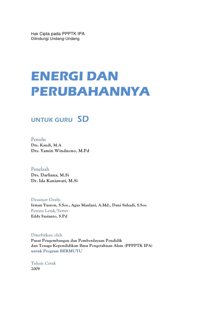 Perubahan Energi