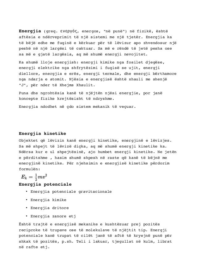 Energjia dhe llojet e saj alternative. Energjia berthamore.