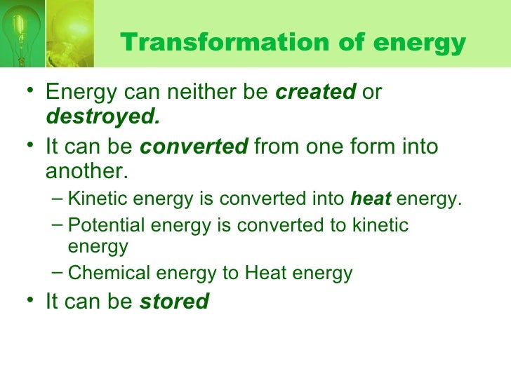 energy conversion meaning