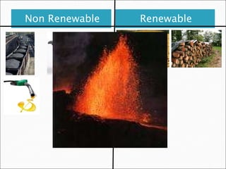 Non Renewable Renewable 