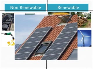 Non Renewable Renewable 