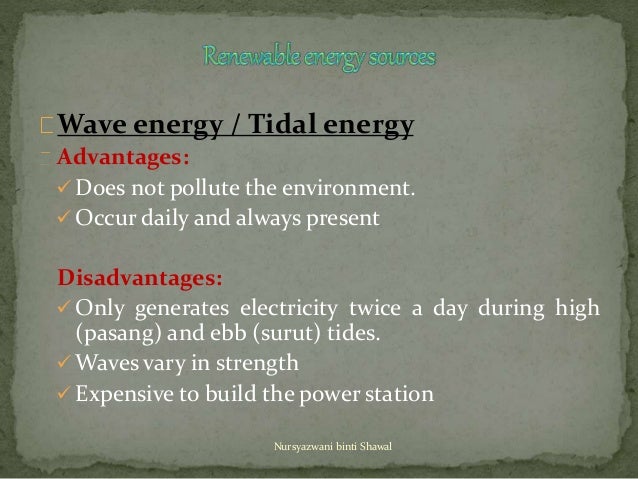 science form 1 chapter 6 sources of energy