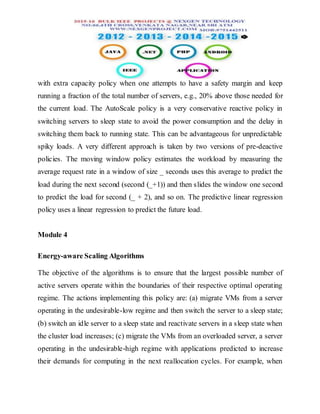 ENERGY-AWARE LOAD BALANCING AND APPLICATION SCALING FOR THE CLOUD ...