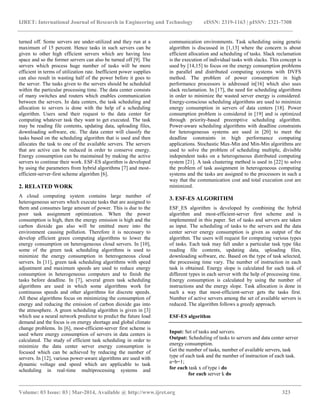 Energy efficient task scheduling algorithms for cloud data centers | PDF