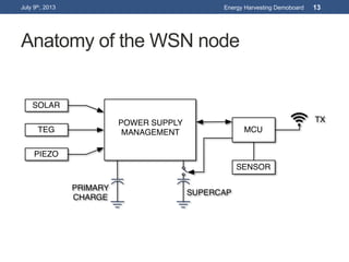 Development of a wireless sensor network powered by energy harvesting ...