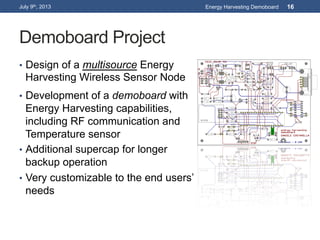 Development of a wireless sensor network powered by energy harvesting ...