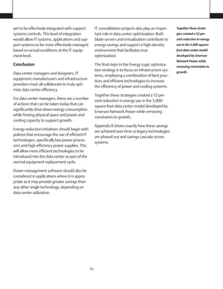 Energy Logic: Reducing Data Center Energy Consumption by Creating ...