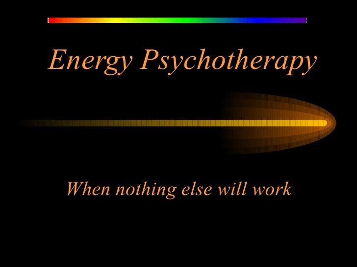 Energy Psychology Upload