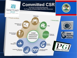 Committed CSR
        The Power of Integrated Reporting
For Pragmatic & Social Impact Sensitive Consumers
 