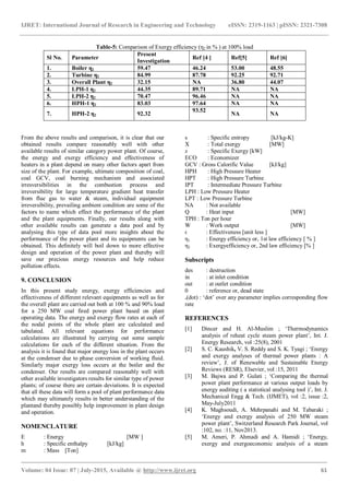 Energy and exergy analysis of a 250 mw coal fired thermal power plant ...
