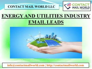CONTACT MAIL WORLD LLC
info@contactmailworld.com | http://contactmailworld.com
 