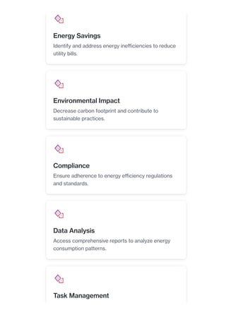Streamline energy audits with this energy audit checklist app. | PDF