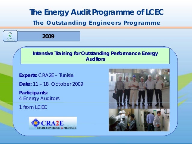 n power for requirement programme Canada Audit From Experience: 5:The Lebanese Day Energy