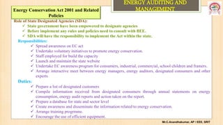 Energy Auditing and Management Basics slide | PPTX