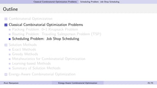 Energy Aware Combinatorial Optimization - Arun Narayanan (LUT) | PDF
