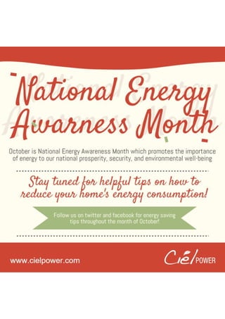 National Energy Awareness Month