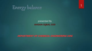 presented By
AHSAN IQBAL-039
1
 