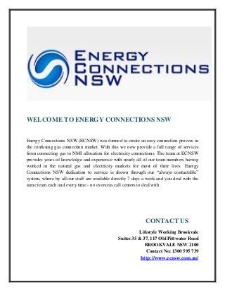 Energy Connections NSW