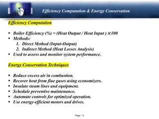 Energy conversion is the process in Thermal and utility efficiency | PDF