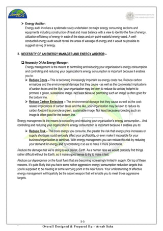 Energy Conservation and Audit Exercise Book | PDF