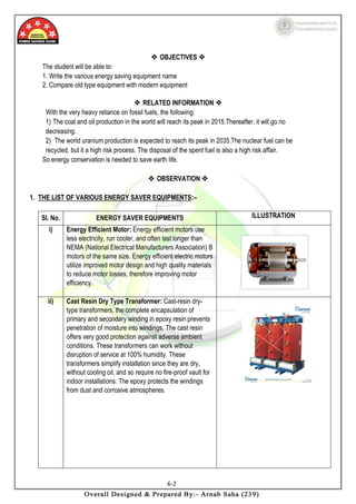 Energy Conservation and Audit Exercise Book | PDF